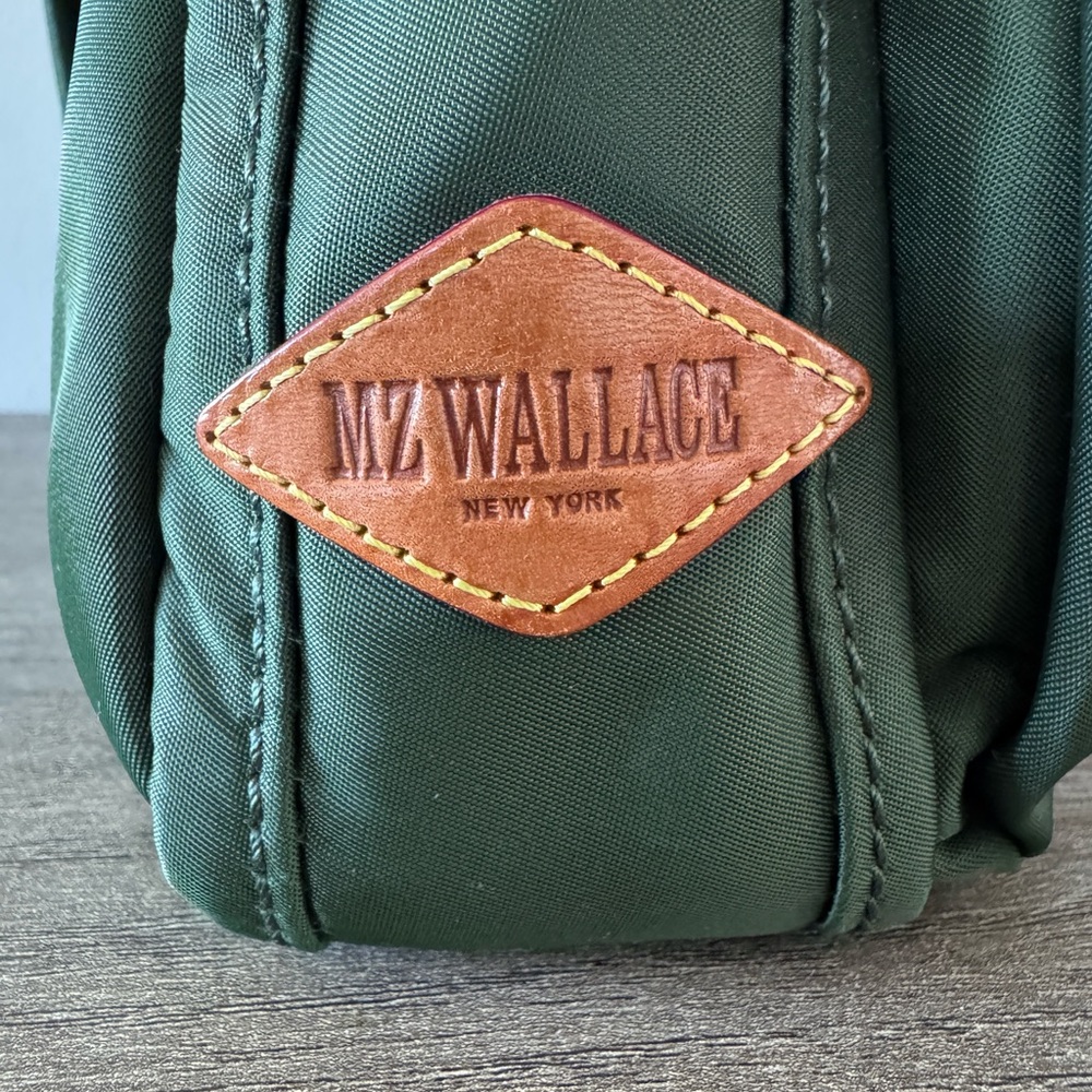 MZ WALLACE Forest Green Multi Zip Adjustable Crossbody Bag. Excellent Condition - Picture 8 of 12